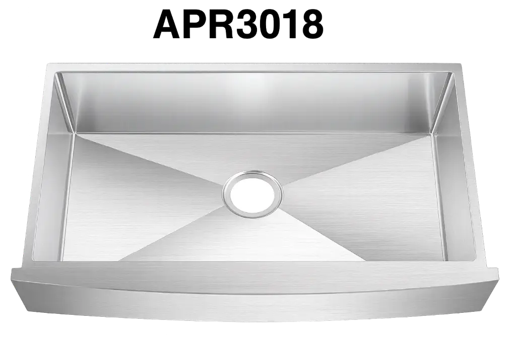 [APR-3018] PrimaSink APR-3018 29 1/2 x 21 7/16 Single bowl Farmhouse Apron Sink - 16 Gauge Stainless Steel