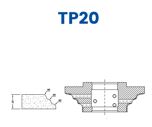 [SC61029] SC61029 20mm Triple Pencil (Waterfall) Line 60 - (Bore 35 Fitting) Profile TP20 Zenith Position 1 Standard Kit (all materials)