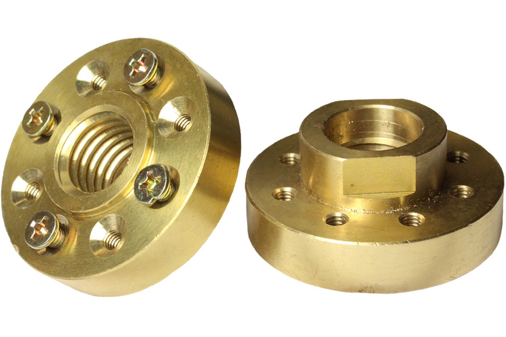 BRASS FLUSH-MOUNT ADAPTER 7/8" To 5/8"-11 (for angle-grinder blades)