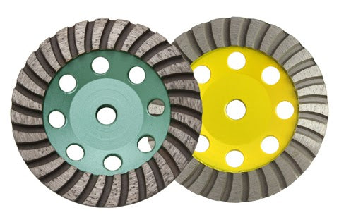 APEXX Turbo Cup Wheel 4" x 5/8"-11 COARSE, Green