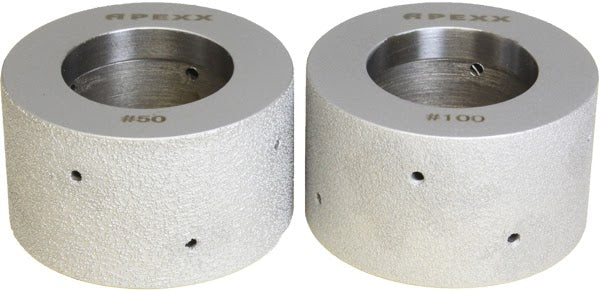 APEXX No-Slot Brazed Z Wheel Z35 x D60 x D35 x #50 Grit 