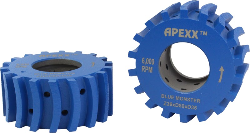 APEXX BLUE MONSTER Z36 x Ø80 x Ø35 - Pos.1 (Segmented)