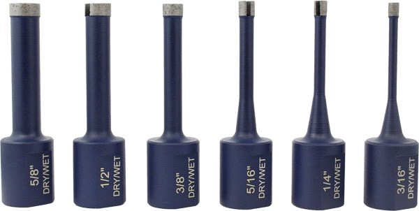 ELEMENT Dry/Wet Blind-Hole Bit   3/8" x 5/8"-11