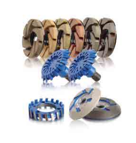 Marmo Elettromeccanica SC03056 45° PITCHED DRAINBOARD SET FLAT POLISHER - GRIT 500 - Ø100 SA01061 - Position 7