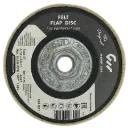 4-1/2 X 5/8-11 FELT POLISHING FLAP DISC 5/DISC