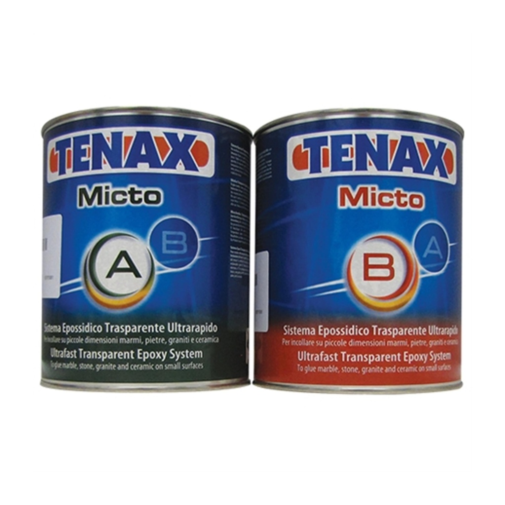 [1RFA00HE50] Tenax Micto A&B — Two-Part Fast-Curing Transparent Epoxy Adhesive