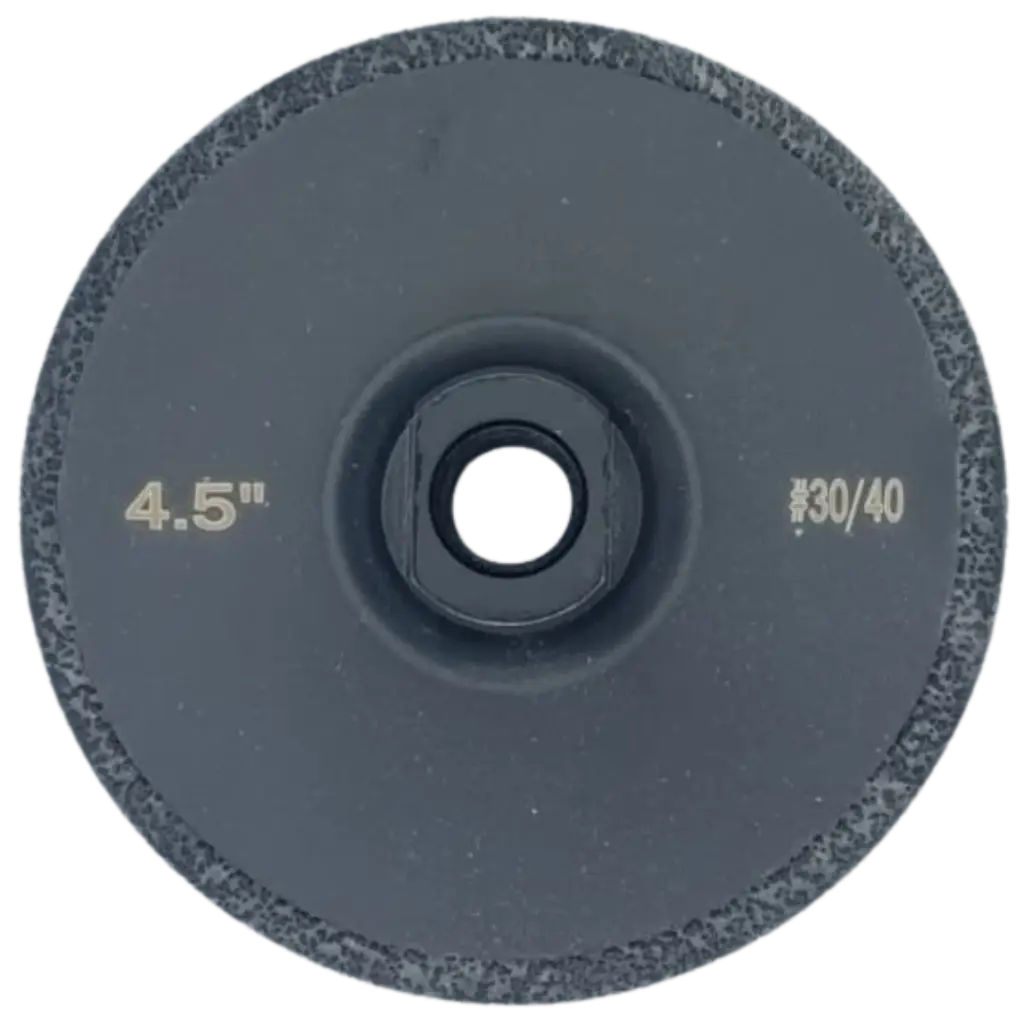 [CWVB45C] 4.5" Vacuum Brazed Cup Wheel - Course
