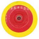 6" Soft Backer Pad Yellow Sponge With Red Holder