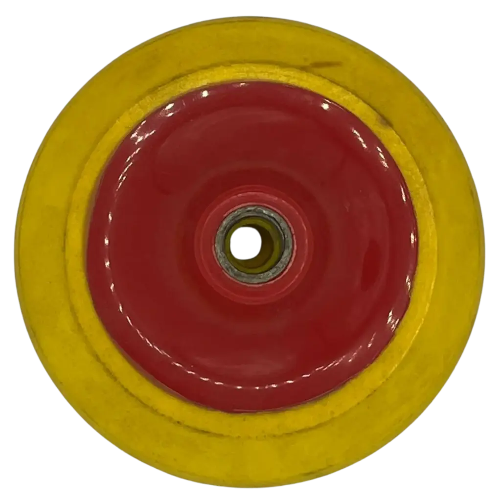 5" Soft Backer Pad Yellow Sponge With Red Holder