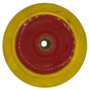 5" Soft Backer Pad Yellow Sponge With Red Holder