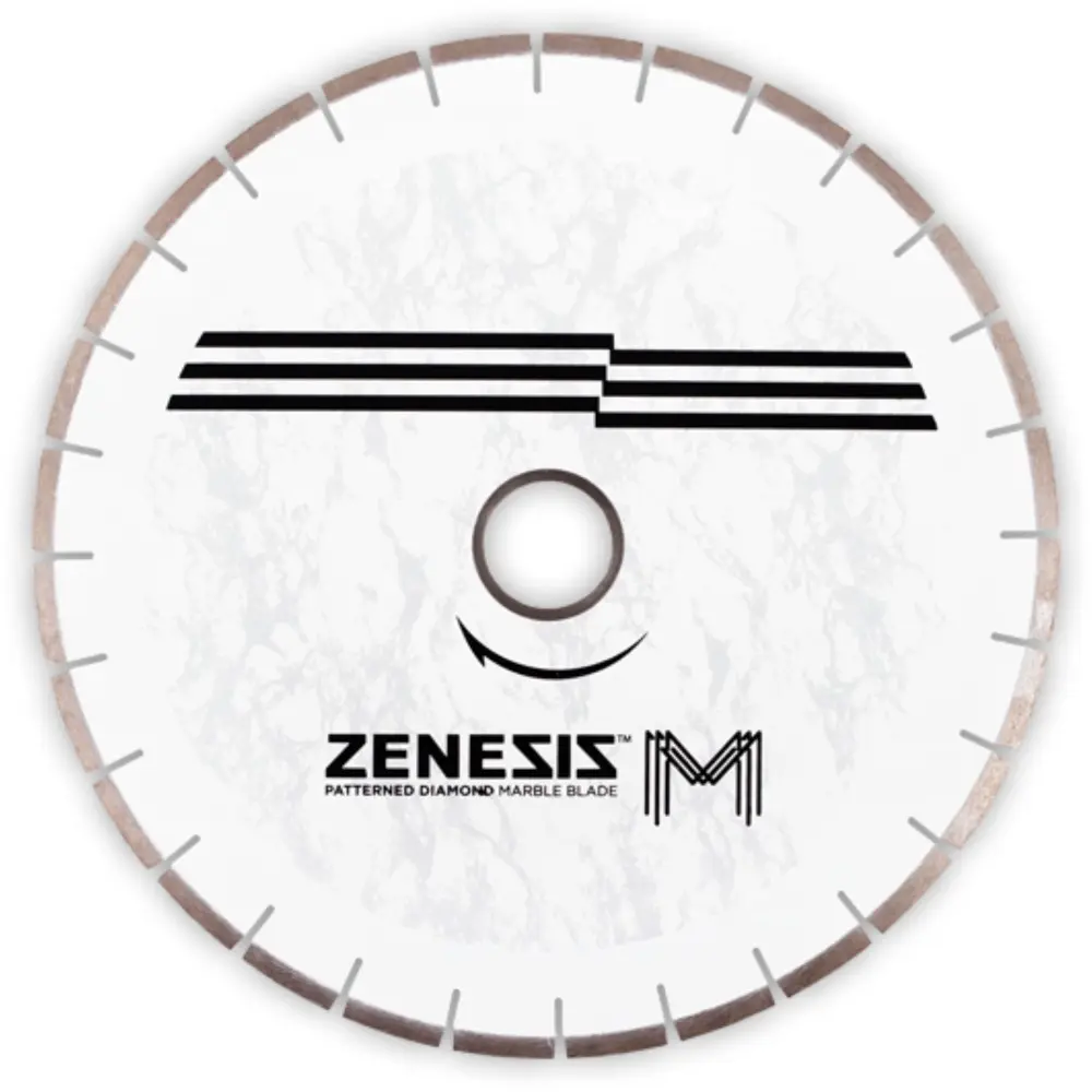 ZENESIS M Bridge Saw Blade for Marble 20"- 10mm Segments - 50/60 Arbor