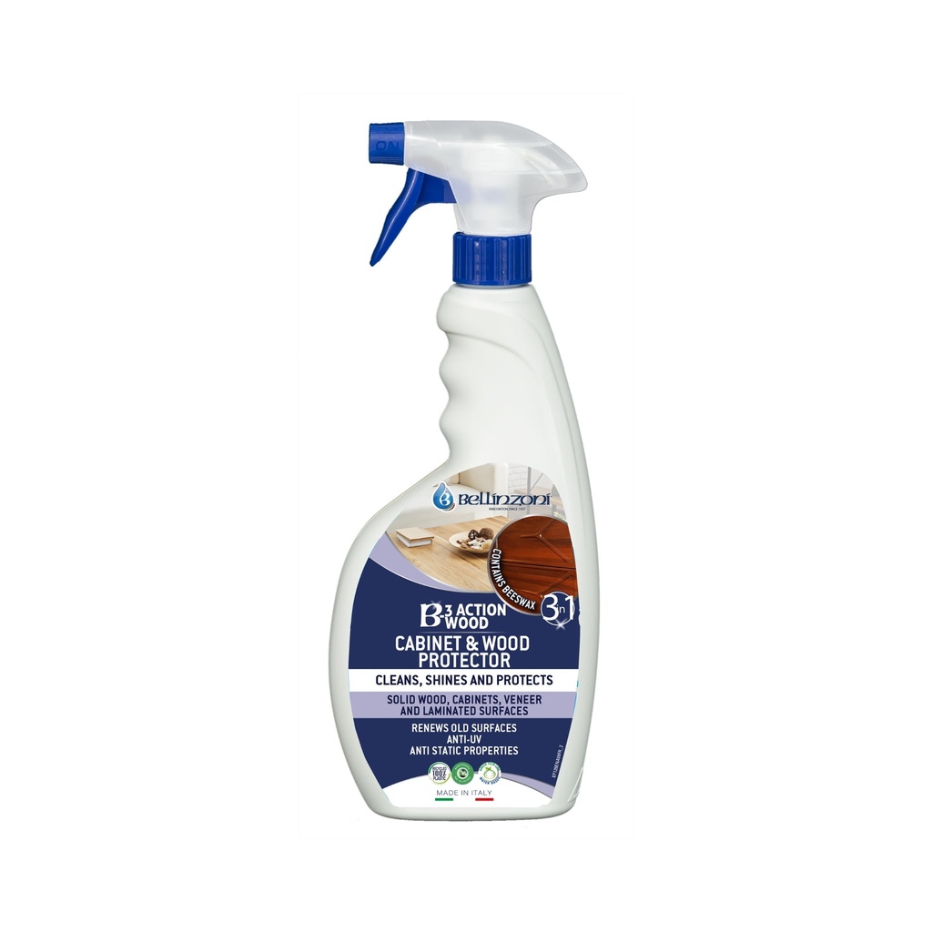 Bellinzoni B-Clean Inox — Universal Streak-Free Low-VOC Stainless-Steel Cleaner & Degreaser (750 mL)