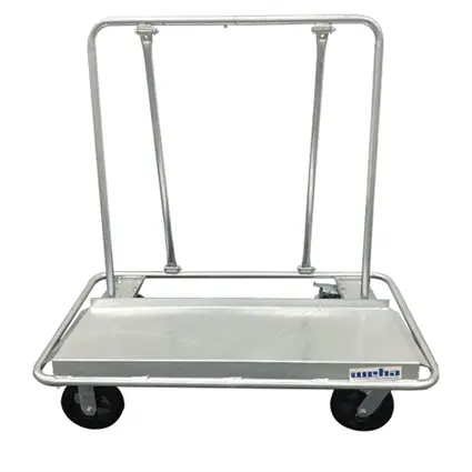 [145502] Weha Galvanized Granite Shop Cart - Broken Down
