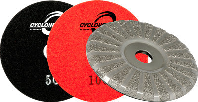 4"V2 Velcro Grind Disk 50 Grit