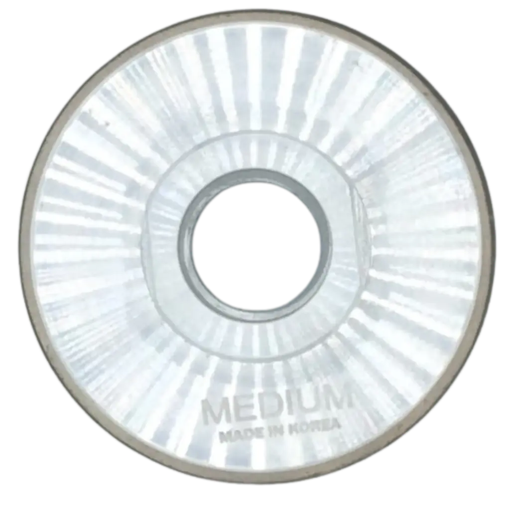 2" Lilac Cup Wheel, Al. Body - Medium