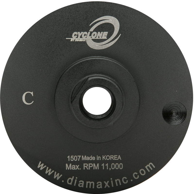 4" Cyclone Flat Resin Cup Wheel No Water Channel Mudium