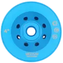 4" Turbo Cup Wheel,  Aluminium Body, (60/80) Medium