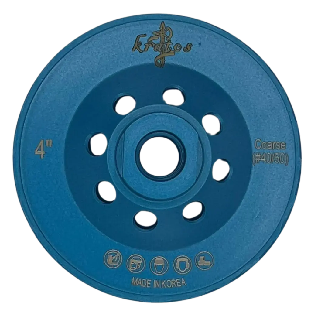 Kratos 4" Turbo Cup Wheel, Resin Filled - Coarse