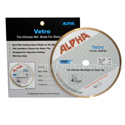 [WG0800] Alpha Professional Tools Vetro Blade 8"