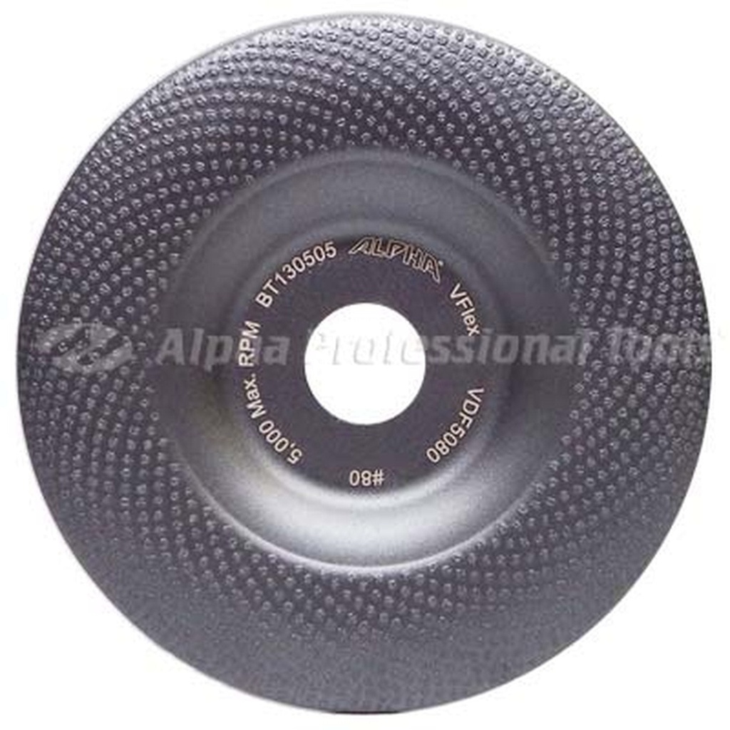 [VDF503H] Alpha Professional Tools VFlex Disc 5" #35 5/8"-11