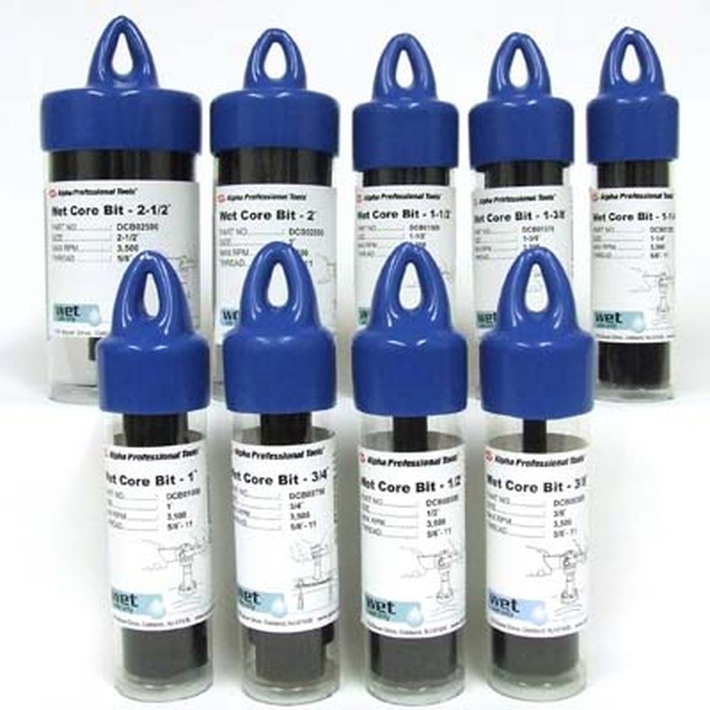 Alpha Professional Tools Wet Core Drill Bit 3/4"