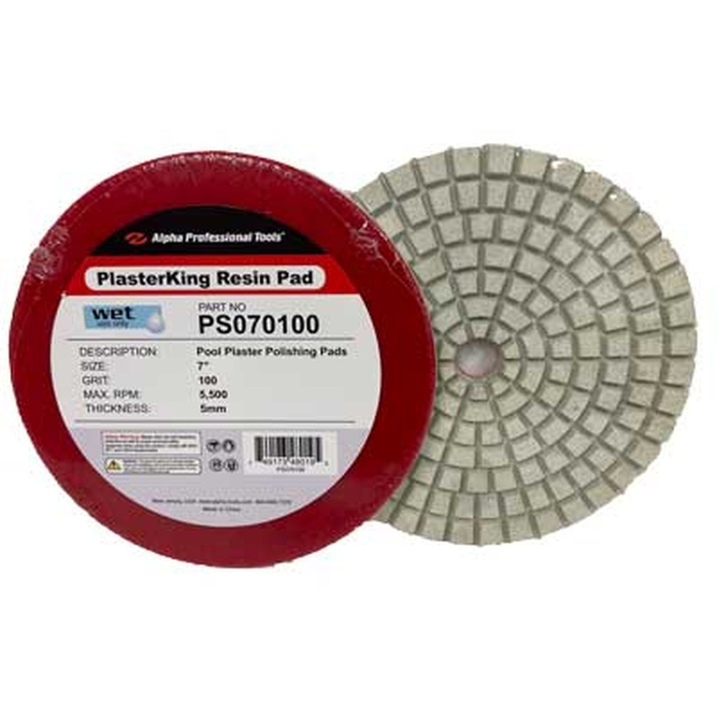 [PS070050] Alpha Professional Tools PlasterKing Pad 7" x 5mm(T) #50