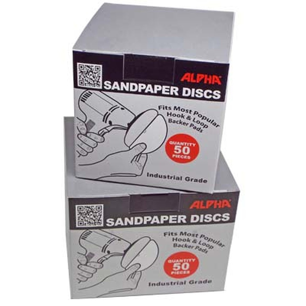 Alpha Professional Tools Sandpaper H&L 5" #320 50pk