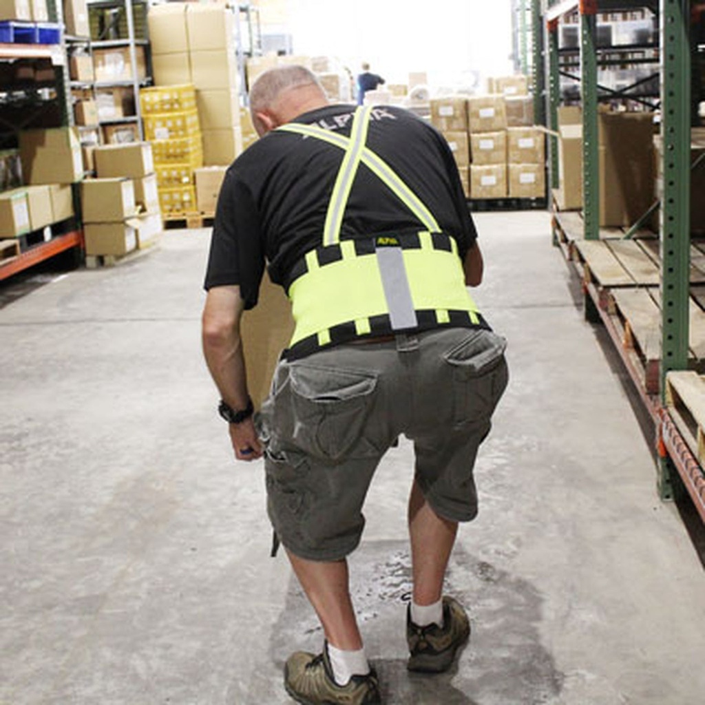 [LSB000XL] Alpha Professional Tools Lumbar Support Belt Blk XL