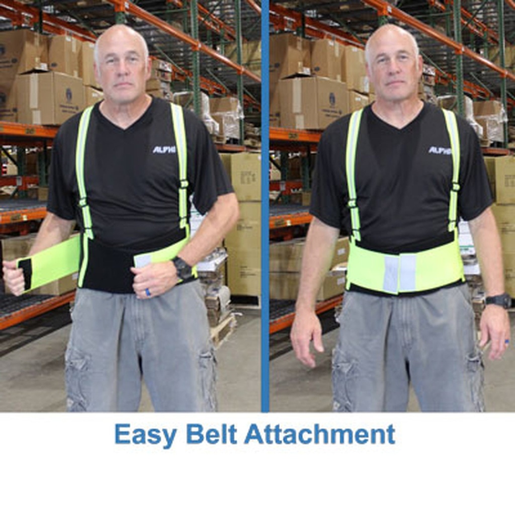 Alpha Professional Tools Lumbar Support Belt Blk XXL