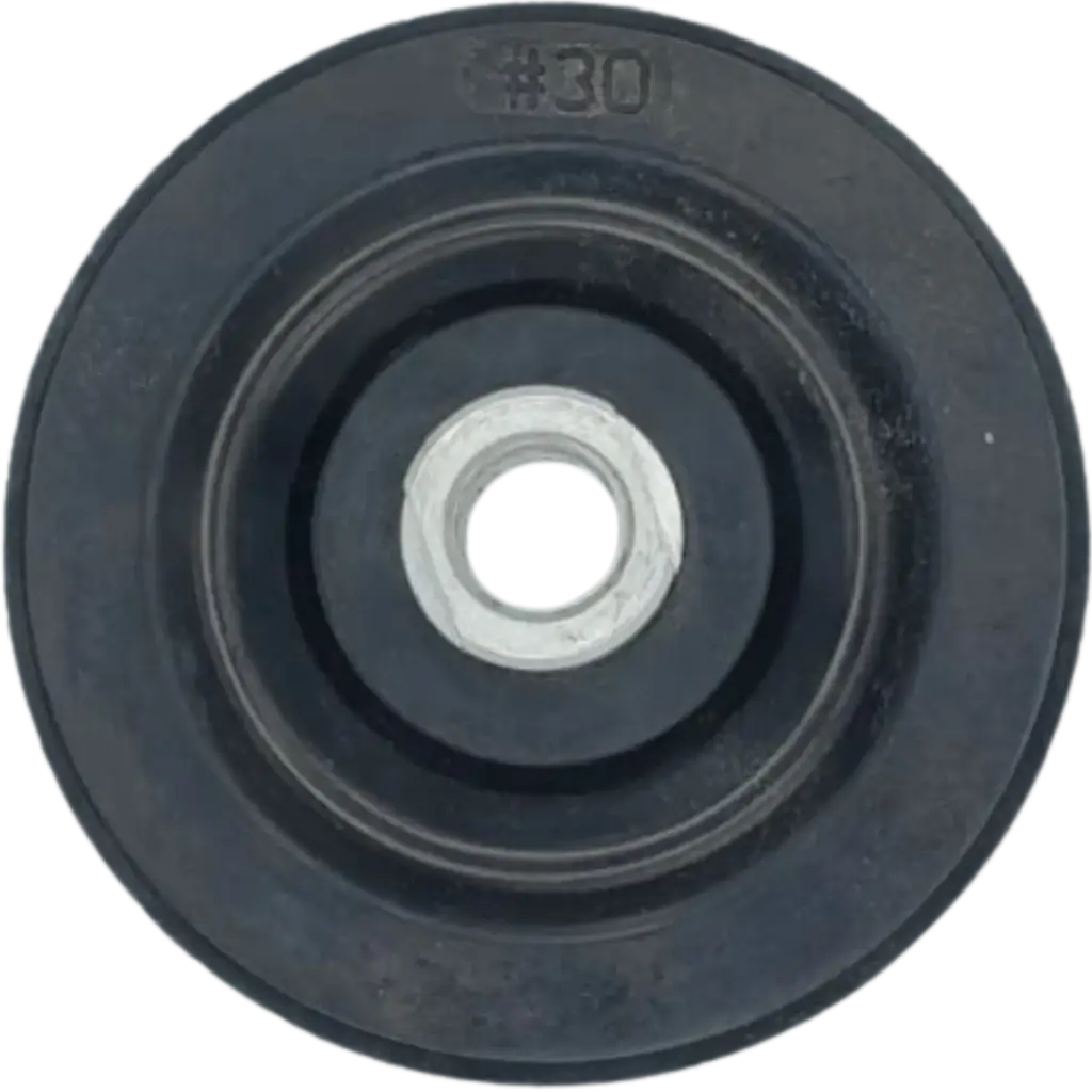 4" Vitrified Round Pad 30 Grit - Pad Holder  Made in Korea