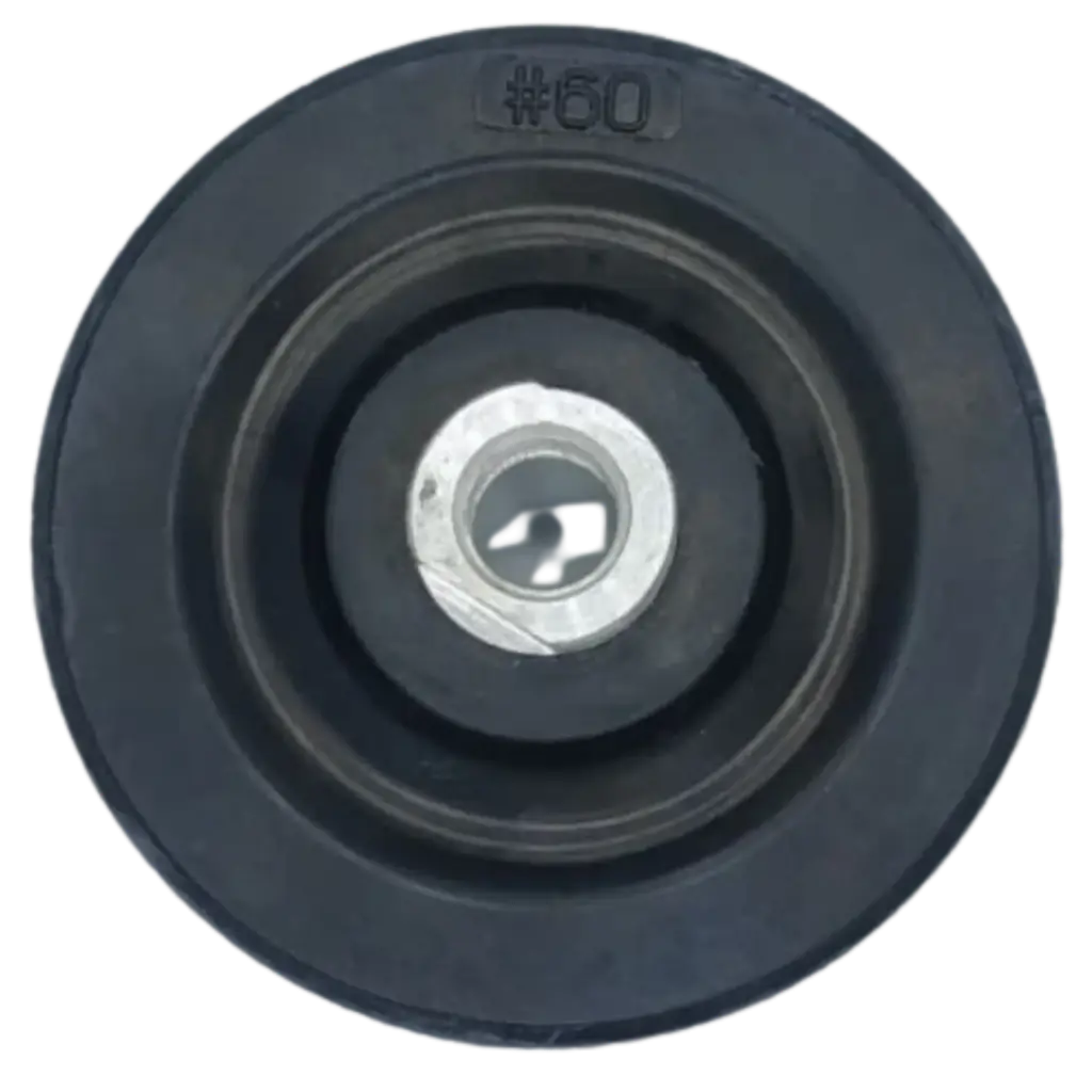 4" Vitrified Round Pad 60 Grit - Pad Holder  Made in Korea