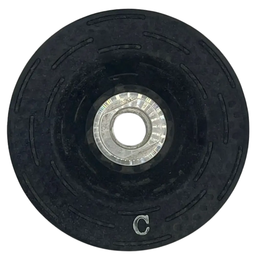 4" Silent Cup Wheel - Rubber Body - Works on Any Stone - Fine