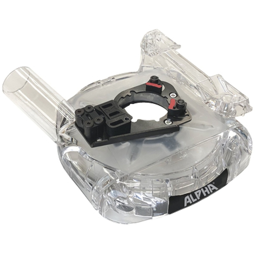Alpha Ecoguard GX Series ECOGRGX5 Dust Collection Cover w/Universal Adapter for 4-1/2", 5" & 6" Grinders