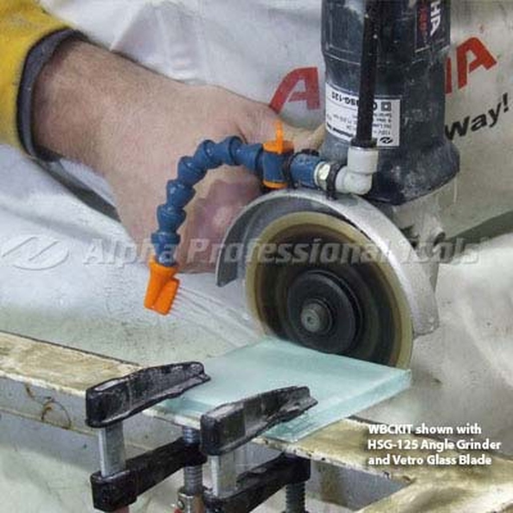 Alpha Professional Tools Wet Blade Cutting Kit 9" 220V