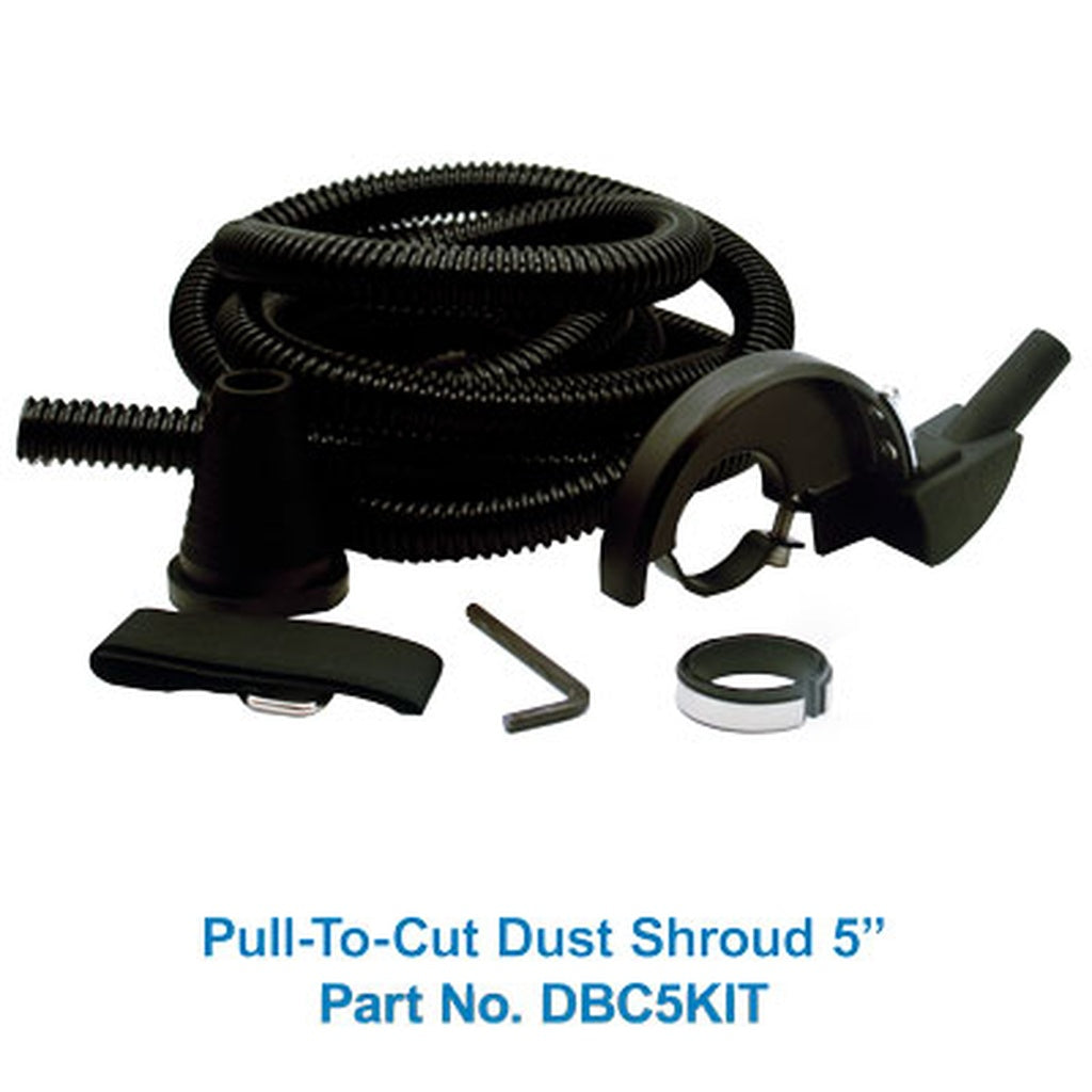 Alpha Professional Tools Pull-To-Cut Dust Shroud Kit 5"