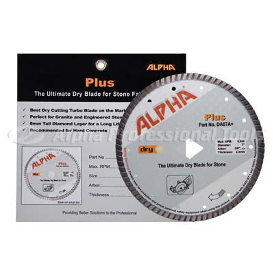 [DA13A+] Alpha Professional Tools Plus Dry Diamond Blade 12" 20mm