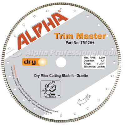 [TM10A+] Alpha Professional Tools Trim Master Blade 10"