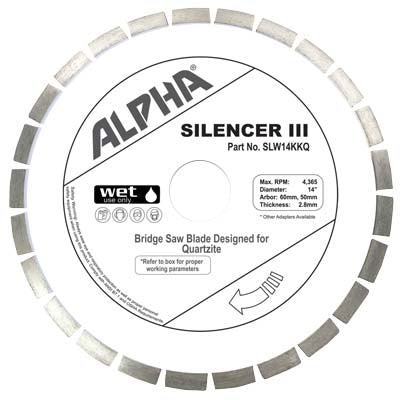 Alpha Professional Tools Silencer III 14" Quartzite
