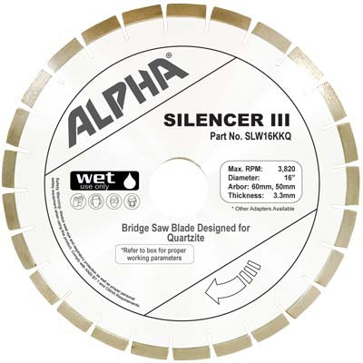 Alpha Professional Tools Silencer III 16" Quartzite
