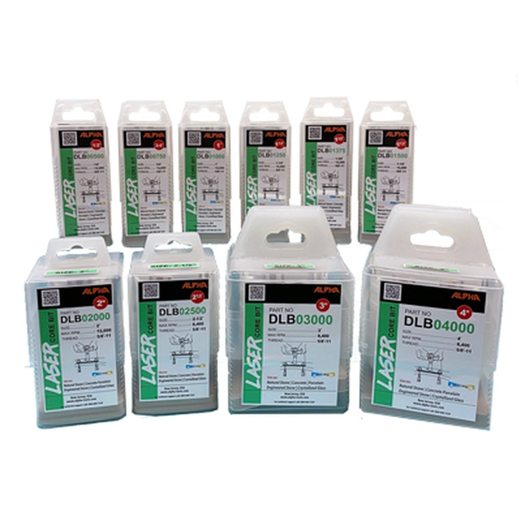 Alpha Professional Tools Laser Core Drill Bit 1-1/4"