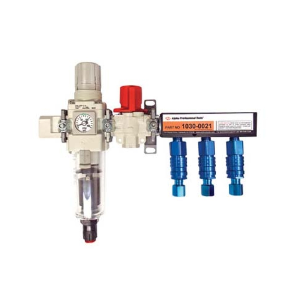 Alpha 53 CFM 3/8" Filter/Regulator Kit 1/2"in 1/2"out