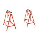 Abaco AFS3139-W Fabrication Stand - White Rubber