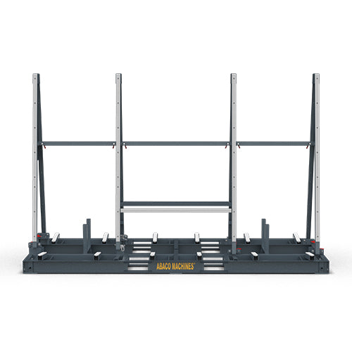[AHFOSA11872-W] Heavy Duty Folding One Stop A-Frame- White Rubber