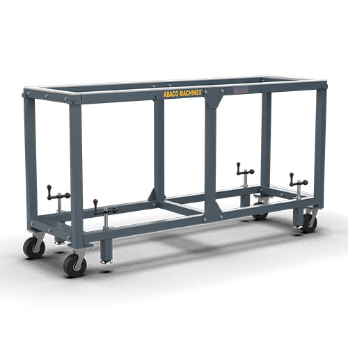 [AWT7523C-W] Abaco Working Table With Caster-White Rubber