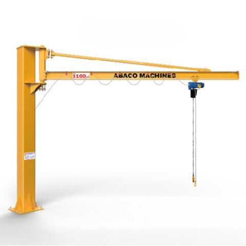 [CAC50-6M_110V] Column Articulate Crane (6M Of Arm Length, 110V, 1 Phase) ( Jib Crane)-Wire Hoist