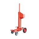 Abaco EHC3541 Elevating Hand Cart - White Rubber