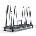 Heavy Duty Folding One Stop A-Frame- White Rubber