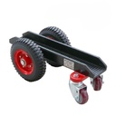 Abaco SDS003-B 4 Wheel Slab/Giant Dolly - Black Rubber