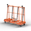 Abaco SSA7247 One Stop Single Sided A-Frame - Black Rubber