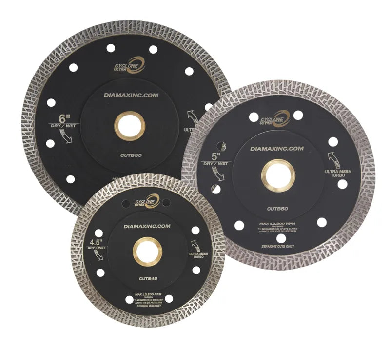 7" Cyclone Ultra Porcelain Turbo Blade 1" - 5/8 - 7/8 (Double Bushing)